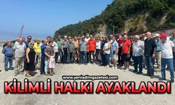 Kilimli’de halk ayaklandı