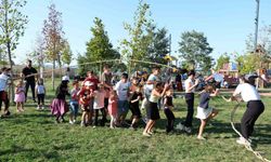 Aileler piknik yaptı, çocuklar eğlendi