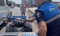 ATV’si bozulan özel bireyin imdadına zabıta yetişti