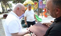 Çekici eline alan Başkan Muzaffer Bıyık, işçilere destek verdi