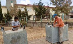 Çöp konteynırlarına yerinde müdahale