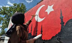 Resim öğretmeninin fırçasıyla mahallenin adı değişti