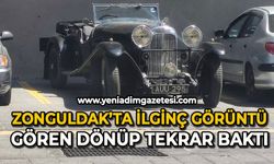 Zonguldak'ta ilginç görüntü: Gören dönüp tekrar baktı