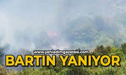 Bartın’da orman yangını çıktı