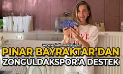 Pınar Bayraktar’dan Zonguldakspor’a destek