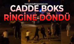 Cadde boks ringine döndü!