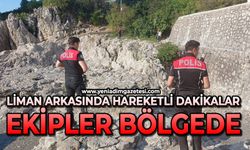 Liman arkasında hareketli dakikalar: Ekipler bölgede