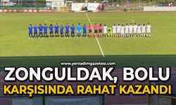 Zonguldak Bolu karşısında rahat kazandı