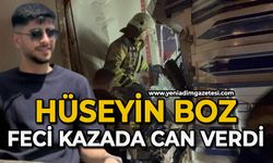 Hüseyin Boz feci kazada can verdi
