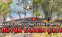 Kabus Zonguldak’ı terk etmiyor: Yine büyük yangın çıktı