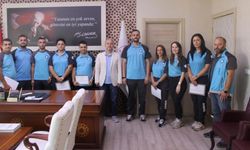 Yangında görev alan UMKE ekibine teşekkür belgesi