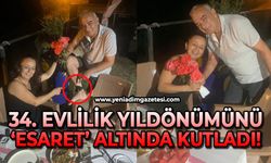 34. evlilik yıldönümünü 'Esaret' altında kutladı