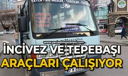 İncivez ve Tepebaşı araçları çalışıyor