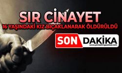 Sır cinayet: 16 yaşındaki kız çocuğu bıçaklanarak öldürüldü