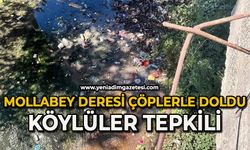 Mollabey Deresi çöplerle doldu, köylüler tepkili