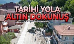 Tarihi yola altın dokunuş