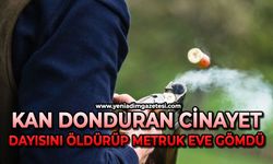 Kan donduran cinayet: Dayısını öldürüp metruk eve gömdü