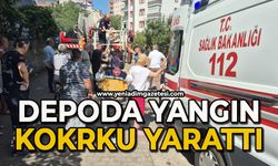 Depo yangını korkuttu