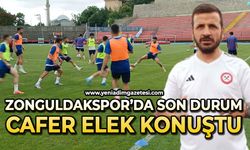Zonguldakspor'da son durum: Cafer Elek konuştu