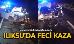 Ilıksu’da feci kaza