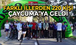 Farklı illerden 220 kişi Çaycuma'ya geldi