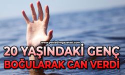 20 yaşındaki genç boğuldu