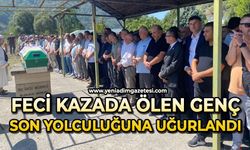 Feci kazada ölen Hasan Efe Candan son yolculuğuna uğurlandı