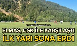 Elmas GSK ile karşılaştı: Maçta ilk yarı tamamlandı, işte sonuç