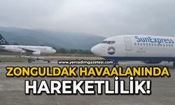 Zonguldak havaalanında hareketlilik