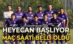 Heyecan başlıyor maç saati belli oldu