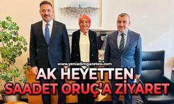 AK heyetten Saadet Oruç’u ziyaret
