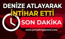 Denize atlayarak canına kıydı