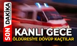 Kanlı gece: Öldüresiye dövüp kaçtılar