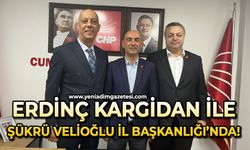 Erdinç Kargidan ile Şükrü Velioğlu İl Başkanlığı'nda!