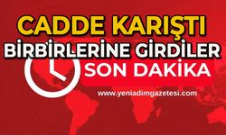 Cadde karıştı: İki grup birbirine girdi
