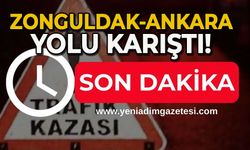 Zonguldak-Ankara yolu karıştı