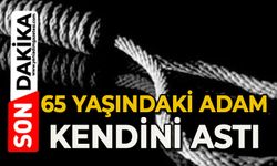 65 yaşındaki adam kendini astı