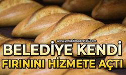 Belediye kendi fırınını hizmeti açtı