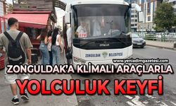 Zonguldak’ta klimalı araçlarla yolculuk keyfi