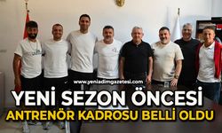 Yeni sezon öncesi antrenör kadrosu belli oldu