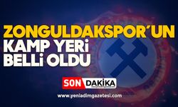 Zonguldakspor kamp yeri belli oldu