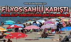 Filyos sahili karıştı: Alkol alıp cankurtaranlara saldırdılar