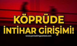 İşsiz adam köprüde canına kıymak istedi