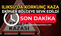 Ilıksu'da korkunç kaza