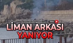 Liman arkası yanıyor