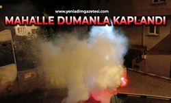 Mahalle dumana büründü