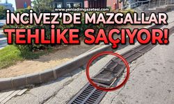 Vatandaş isyan etti: İncivez'de mazgallar tehlike saçıyor!