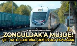 Zonguldak’a müjde: Çift hatlı elektrikli demiryolu yapılacak