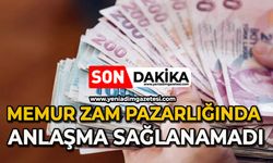 Memur zam pazarlığında anlaşma sağlanamadı