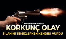 Korkunç olay: Silahını temizlerken kendini vurdu